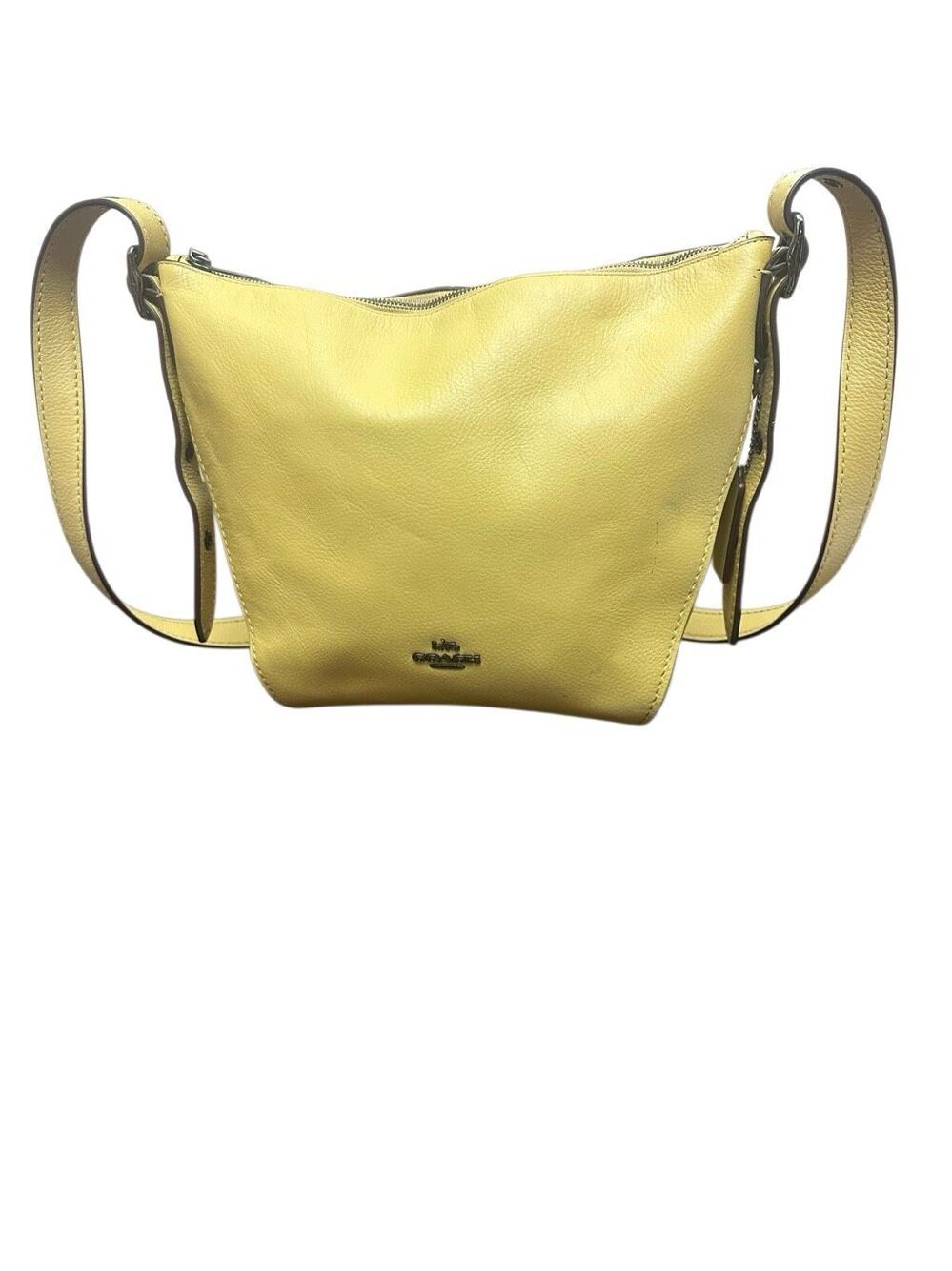 Vintage Coach Yellow Leather Purse – Wear & Ink Stain